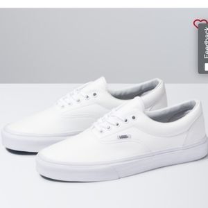 NEW Vans Era - True White, Classic Tumble - Women's 8.5, Men's 7